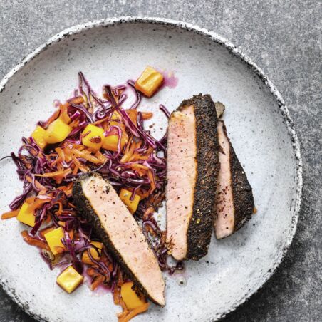 Sous-Vide-Steaks in Kaffee-Rub Sous-Vide-Steaks in Kaffee-Rub