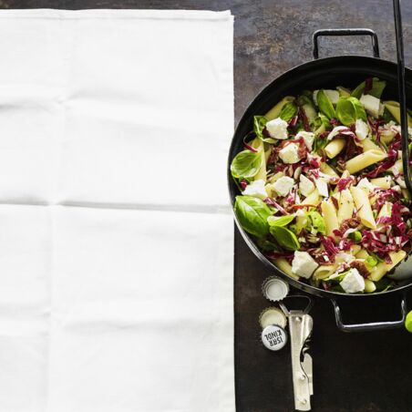 Mediterraner Nudelsalat Mediterraner Nudelsalat