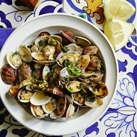 Venusmuscheln nach Art des Bulhão Pato Venusmuscheln nach Art des Bulhão Pato