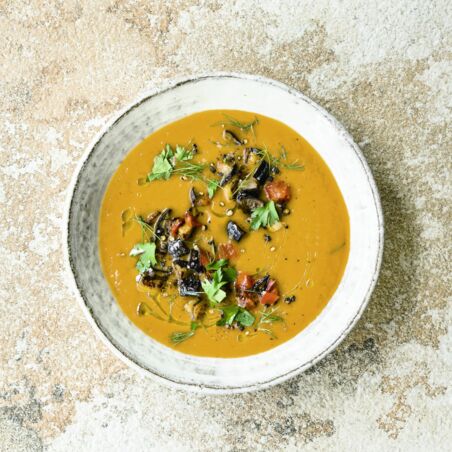 Auberginensuppe Auberginensuppe