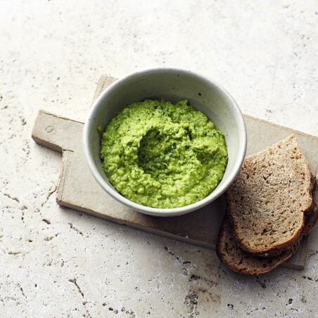 Erbsen-Chili-Brotaufstrich Erbsen-Chili-Brotaufstrich