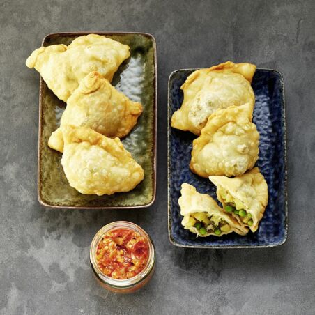 Samosas mit Kartoffelfüllung Samosas mit Kartoffelfüllung