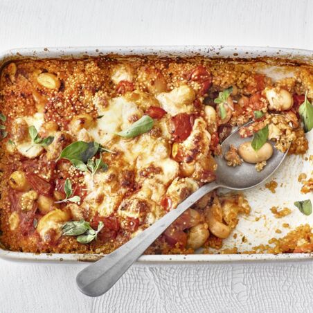 Weiße Bohnen mit Quinoa Weiße Bohnen mit Quinoa