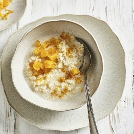 Mandel-Hirse-Frühstücksbrei Mandel-Hirse-Frühstücksbrei