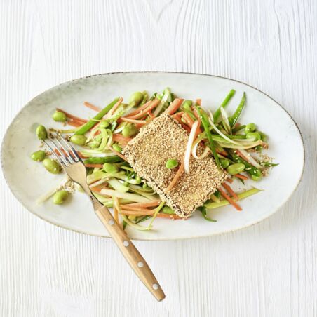 Tofu mit Teriyaki-Gemüse Tofu mit Teriyaki-Gemüse