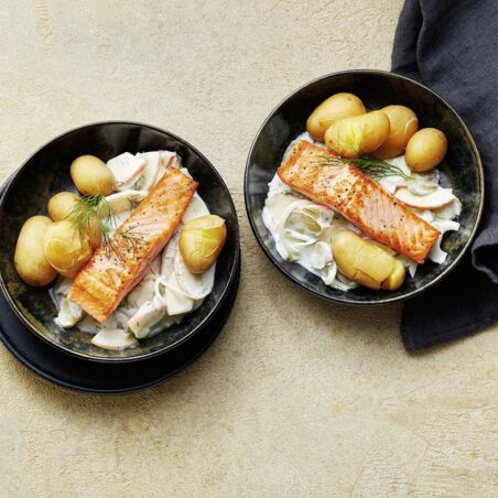 Lachs nach Hausfrauenart Lachs nach Hausfrauenart