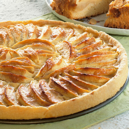 Apfeltarte mit Rahmguss Apfeltarte mit Rahmguss