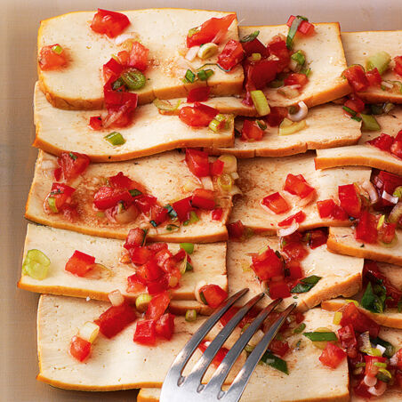Räuchertofu-Carpaccio Räuchertofu-Carpaccio