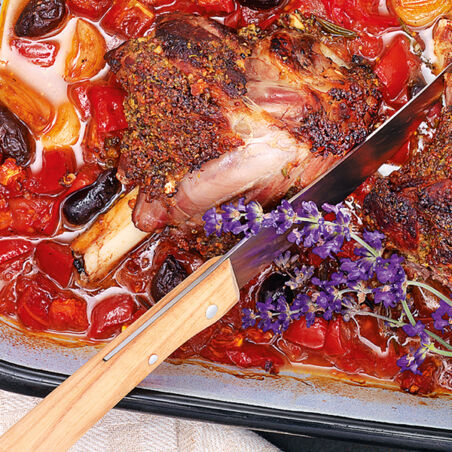 Lammhaxen mit Tomaten Lammhaxen mit Tomaten