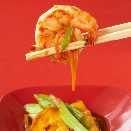 Süßscharfe Garnelen Süßscharfe Garnelen