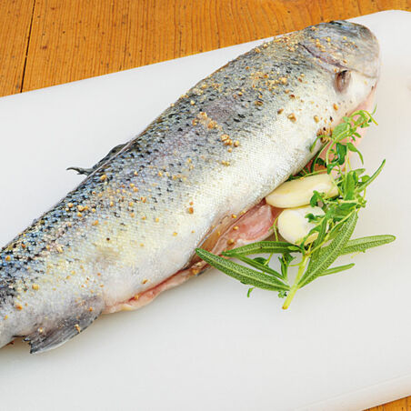 Folien-Forelle mit Kapernbutter Folien-Forelle mit Kapernbutter