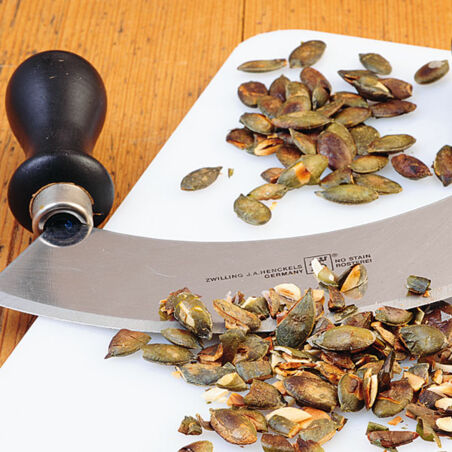 Kürbiskern-Polenta mit Spitzkohl Kürbiskern-Polenta mit Spitzkohl