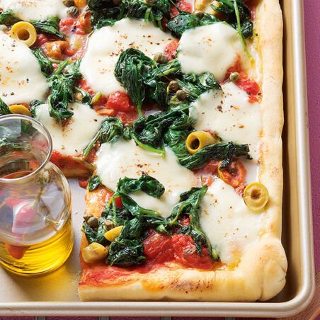 Spinatpizza Spinatpizza