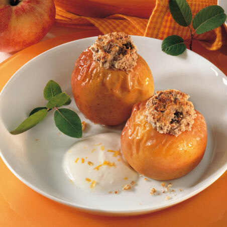 Backäpfel mit Vanilleschmand Backäpfel mit Vanilleschmand