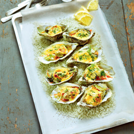 Überbackene Austern Überbackene Austern