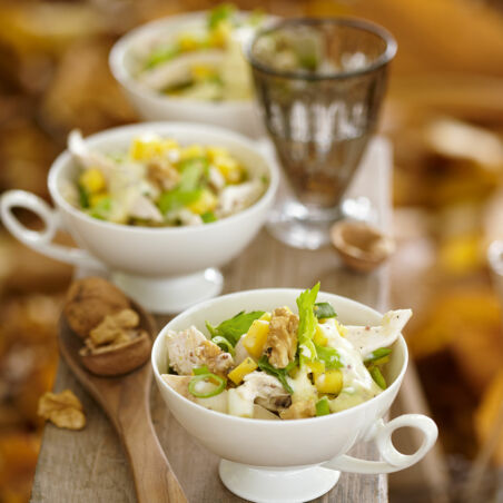 Geflügelsalat mit Mango Geflügelsalat mit Mango