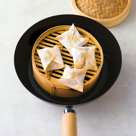 Wan-Tans mit Rotkohlsalat Wan-Tans mit Rotkohlsalat