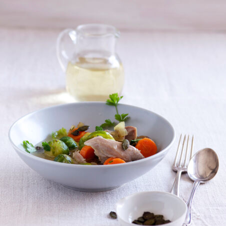 Enteneintopf mit Rosenkohl Enteneintopf mit Rosenkohl