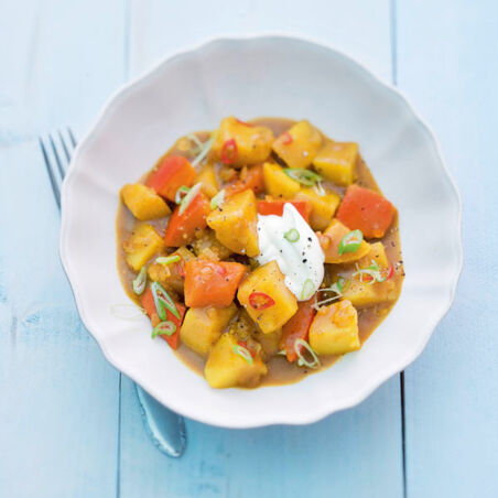 Kartoffel-Kürbis-Curry Kartoffel-Kürbis-Curry