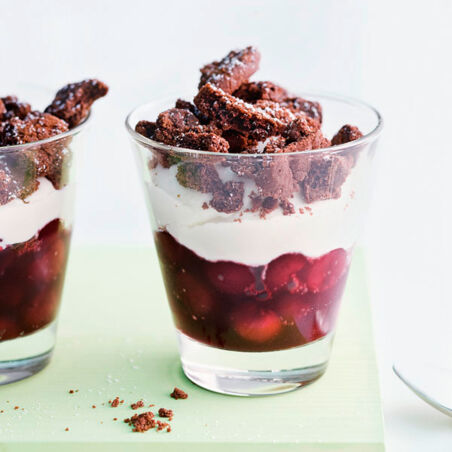 Schwarzwälder Kirschcrumble Schwarzwälder Kirschcrumble