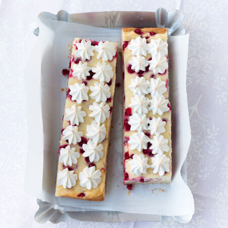 Johannisbeer-Baiser-Käsekuchen Johannisbeer-Baiser-Käsekuchen