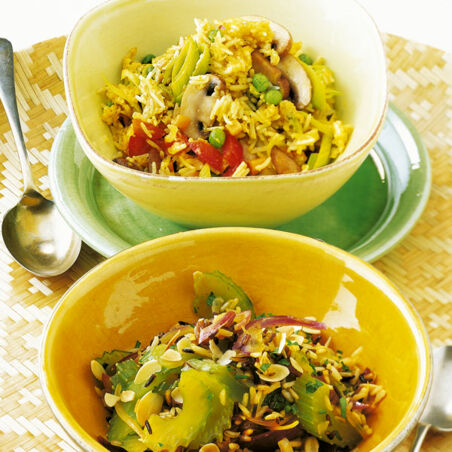 Gebratener Curryreis Gebratener Curryreis