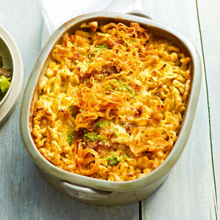 Kasspatzn mit Röstzwiefe Kasspatzn mit Röstzwiefe