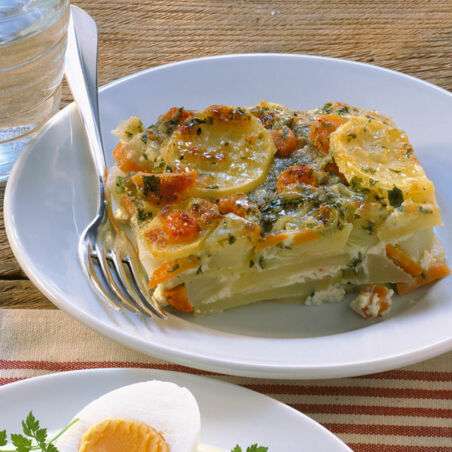 Vegetarischer Gemüseauflauf Vegetarischer Gemüseauflauf