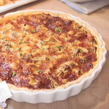 Champignon-Kräuter-Quiche Champignon-Kräuter-Quiche