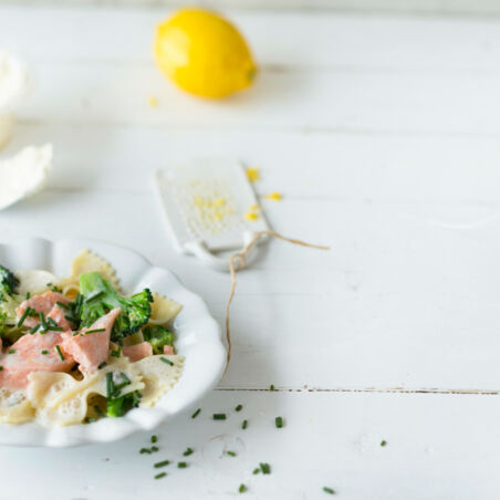 Lachs-Frischkäse-Sauce Lachs-Frischkäse-Sauce