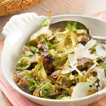 Gebratene Artischocken Gebratene Artischocken