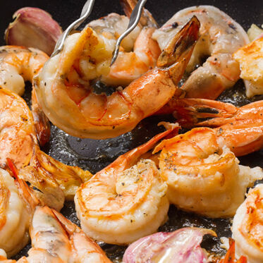 Riesengarnelen mit Knoblauch Riesengarnelen mit Knoblauch