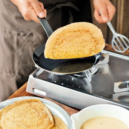 Spinatcrespelle mit Gorgonzola Spinatcrespelle mit Gorgonzola