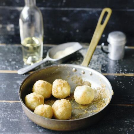 Mini-Kartoffelknödel mit Spitzkohl Mini-Kartoffelknödel mit Spitzkohl