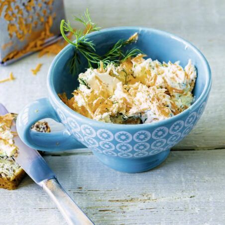 Möhren-Meerrettich-Frischkäse Möhren-Meerrettich-Frischkäse