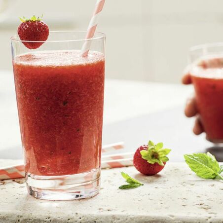 Erdbeer-Melonen-Smoothie Erdbeer-Melonen-Smoothie