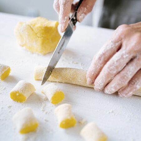 Mediterrane Gnocchi mit Maisgrieß Mediterrane Gnocchi mit Maisgrieß