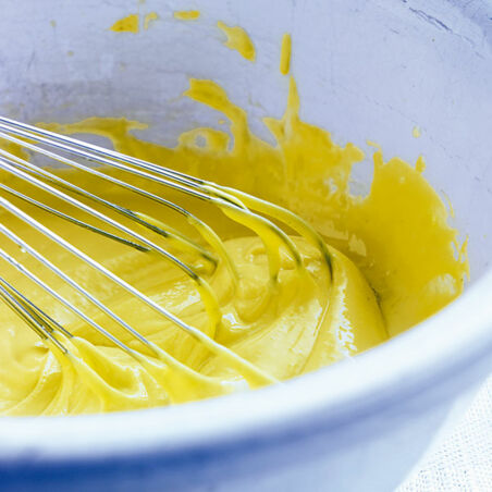 Safran-Blumenkohl-Salat mit Ei Safran-Blumenkohl-Salat mit Ei