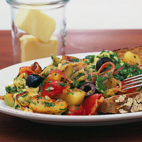 Bauernschmaus mit Oliven Bauernschmaus mit Oliven