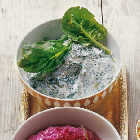 Spinat mit Joghurt Spinat mit Joghurt