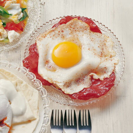 Eier mit Pastirma Eier mit Pastirma