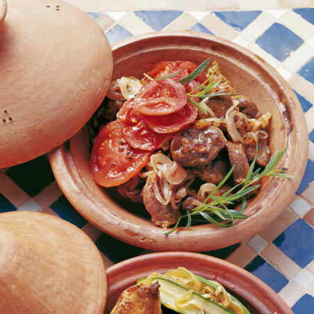 Kalbstajine mit Tomaten Kalbstajine mit Tomaten