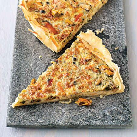 Muscheltarte Muscheltarte