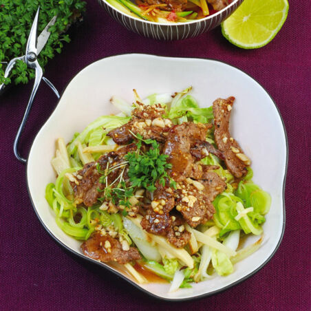Rindfleisch mit Erdnüssen Rindfleisch mit Erdnüssen