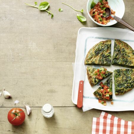 Frittata mit grünen Bohnen Frittata mit grünen Bohnen