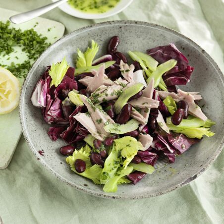 Kidneybohnensalat mit Thunfisch Kidneybohnensalat mit Thunfisch