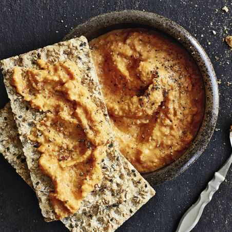 Paprika-hummus Paprika-hummus