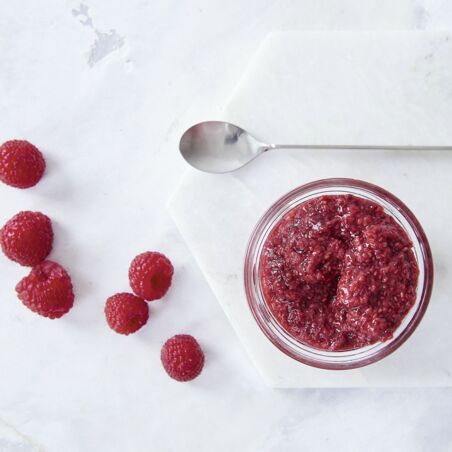 Chia-Himbeer-Konfitüre Chia-Himbeer-Konfitüre