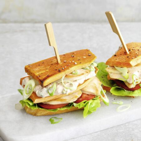 Süßkartoffel-Club-Sandwich Süßkartoffel-Club-Sandwich