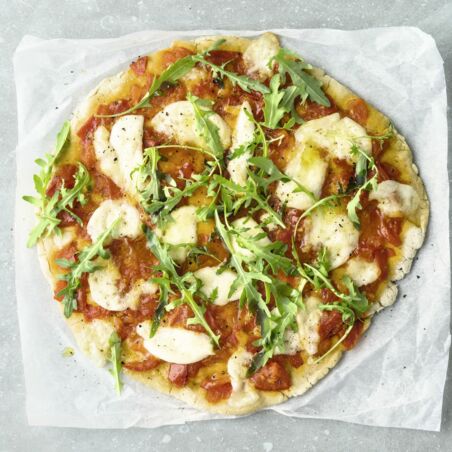 Pizza mit Rucola Pizza mit Rucola